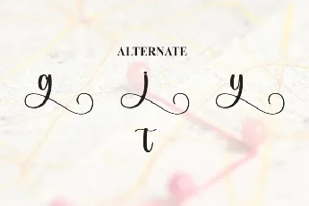 Navigate Calligraphy font