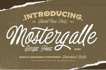 Mostergalle font