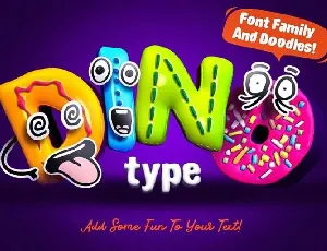 DinoType Family Free font