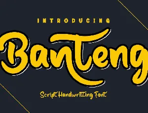 Banteng font