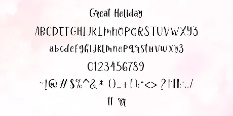 Great holiday font