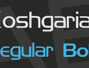Koshgarian font