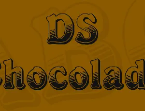 DS Chocolade font