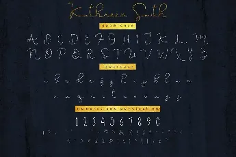 Kathreen Smith Demo font