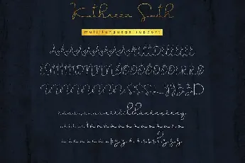 Kathreen Smith Demo font