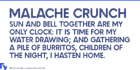 Malache Crunch font