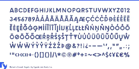 Malache Crunch font