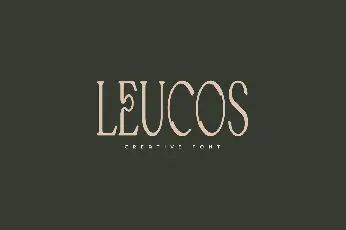 Leucos font