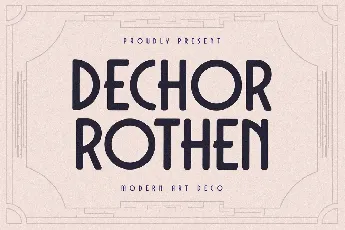 Dechor Rothen font