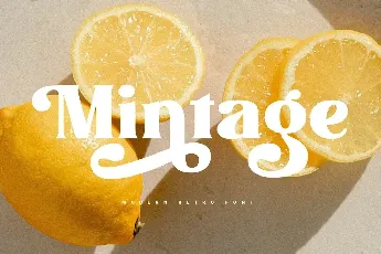 Mintage font