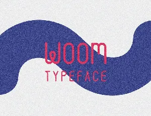 Woom Typeface font