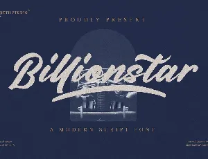 Billionstar font