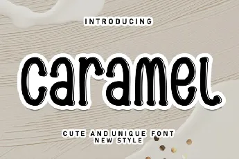 Caramel Display font