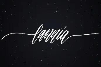 Lannia Handwritten font