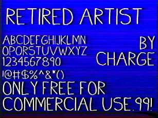 Retired Artist font