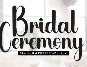 Bridal Ceremony Script font