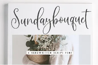 SundayBouquet font