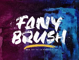 Fany Brush font