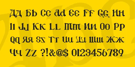 CSAR font