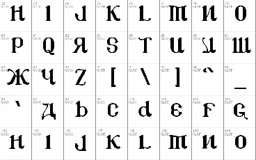 CSAR font