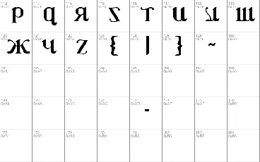 CSAR font