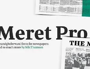 Meret Pro Family font