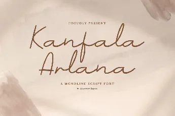 Kanfala Arlana font