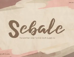 Sebale font