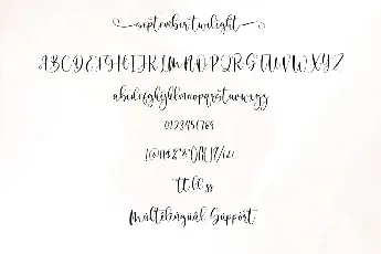 September Twilight font