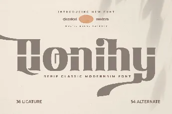 Qonihy font