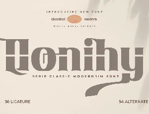 Qonihy font