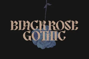 Black Rose Gothic font