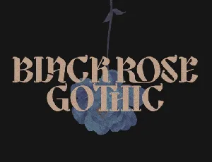 Black Rose Gothic font