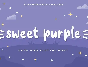 Sweet Purple font