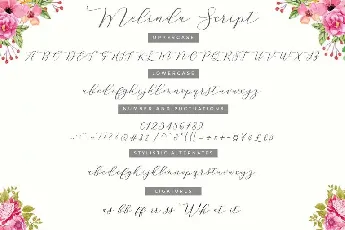 Melinda Script font