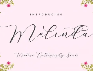 Melinda Script font