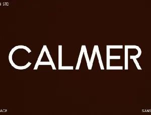 Calmer Family font