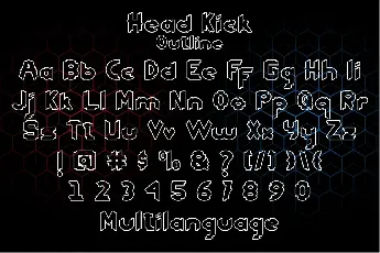 Head Kick Demo font