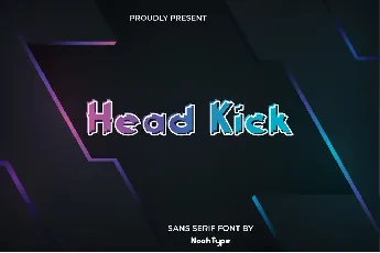 Head Kick Demo font