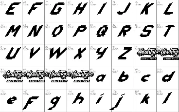 Head Kick Demo font