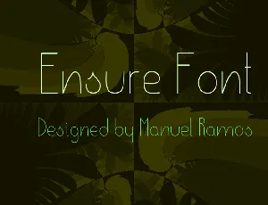 Ensure font