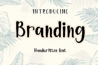 Branding font