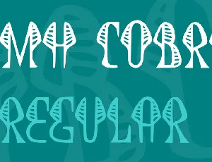 JMH Cobra font