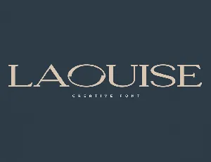 Laouise font