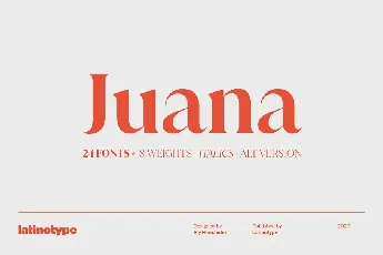 Juana Family font