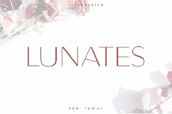 Lunates font