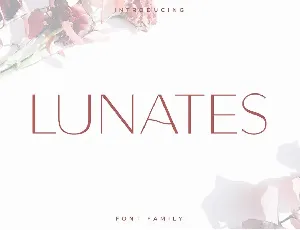 Lunates font