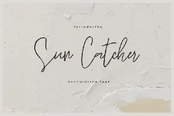 Sun Catcher Handwritten font