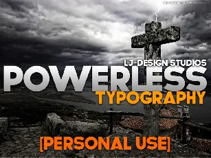 POWERLESS font