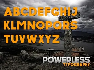 POWERLESS font